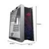 ASUS ROG Strix Helios GX601 White Edition ATX Mid Tower White / Silver