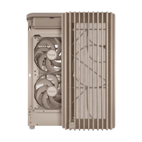 11-173-079-07.png ASUS ProArt PA401 Wood Edition ATX Case, Beige, Tempered Glass, 240mm Radiator Support