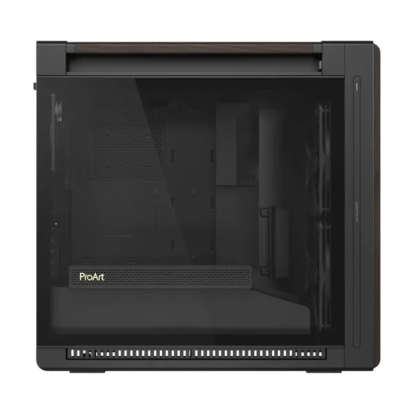 11-173-081-08.png ASUS ProArt PA602 Wood Edition E-ATX Mid-Tower Case, Modern Black, Tempered Glass, 3 Fans Included