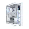 ASUS ROG Cronox ARGB White Edition Gaming Case, Four ARGB Fans, Curved Glass, 9.2" Screen