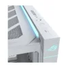 ASUS ROG Cronox ARGB White Edition Gaming Case, Four ARGB Fans, Curved Glass, 9.2" Screen