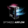 MSI MPG Velox 300R Airflow PZ Mid-Tower Gaming Case, White, 2x 160mm Fans, 360mm Radiator