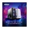 MSI MPG Velox 300R Airflow PZ Mid-Tower Gaming Case, White, 2x 160mm Fans, 360mm Radiator