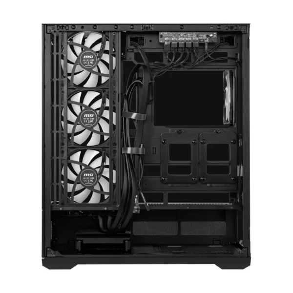 MSI MAG PANO 110R PZ Mid-Tower Gaming Case, Tempered Glass, 4x 120mm ARGB Fans, 360mm Radiator
