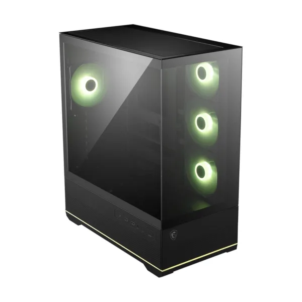 MSI MAG PANO 110R PZ Mid-Tower Gaming Case, Tempered Glass, 4x 120mm ARGB Fans, 360mm Radiator