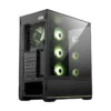 MSI MAG PANO 110R PZ Mid-Tower Gaming Case, Tempered Glass, 4x 120mm ARGB Fans, 360mm Radiator