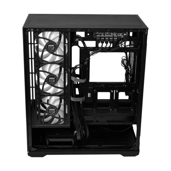 MSI MAG PANO 110R PZ Mid-Tower Gaming Case, Tempered Glass, 4x 120mm ARGB Fans, 360mm Radiator