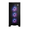 MSI MPG GUNGNIR 211R AIRFLOW PZ Mid-Tower Gaming Case, Back Connect, 4x 120mm ARGB Fans, Black