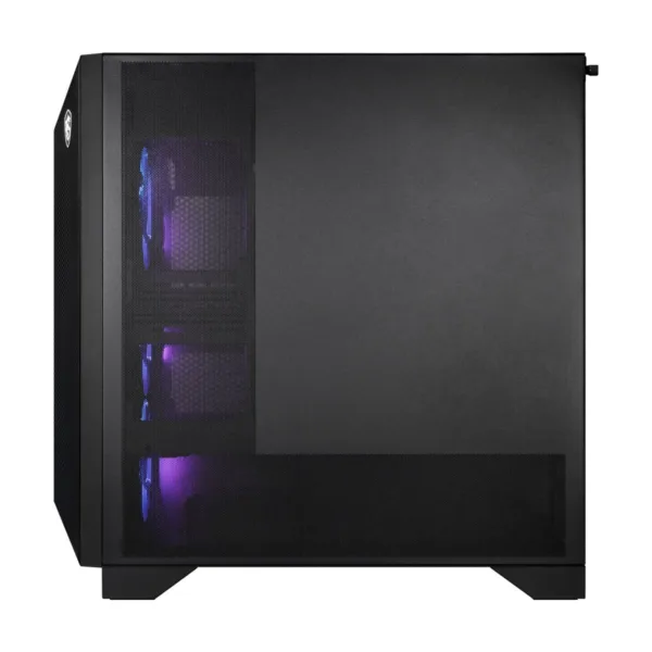 MSI MPG GUNGNIR 211R AIRFLOW PZ Mid-Tower Gaming Case, Back Connect, 4x 120mm ARGB Fans, Black