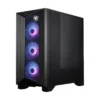 MSI MPG GUNGNIR 211R AIRFLOW PZ Mid-Tower Gaming Case, Back Connect, 4x 120mm ARGB Fans, Black