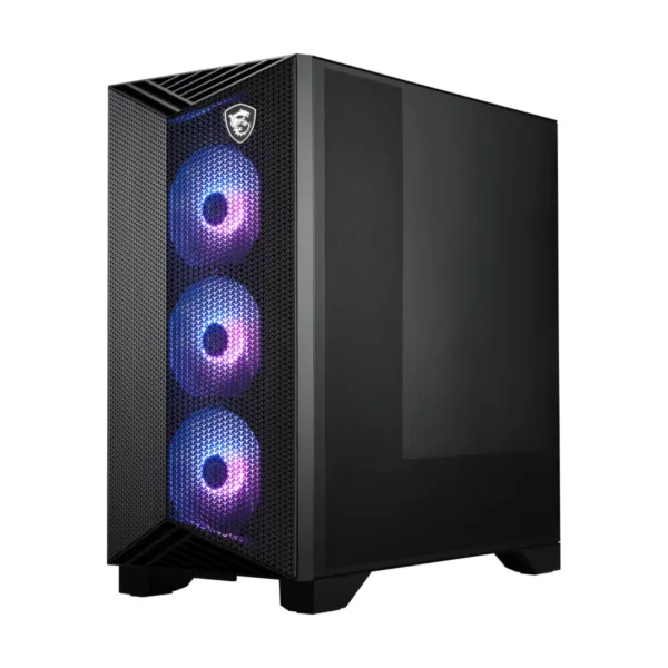 MSI MPG GUNGNIR 211R AIRFLOW PZ Mid-Tower Gaming Case, Back Connect, 4x 120mm ARGB Fans, Black