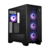 MSI MPG GUNGNIR 211R AIRFLOW PZ Mid-Tower Gaming Case, Back Connect, 4x 120mm ARGB Fans, Black