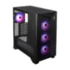 MSI MPG GUNGNIR 211R AIRFLOW PZ Mid-Tower Gaming Case, Back Connect, 4x 120mm ARGB Fans, Black