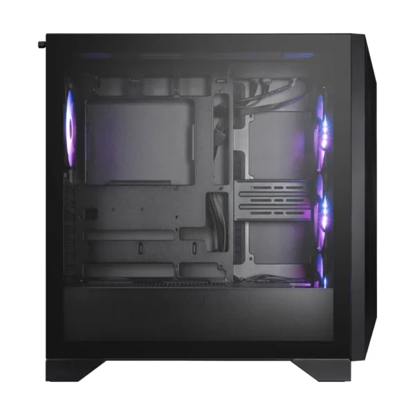 MSI MPG GUNGNIR 211R AIRFLOW PZ Mid-Tower Gaming Case, Back Connect, 4x 120mm ARGB Fans, Black