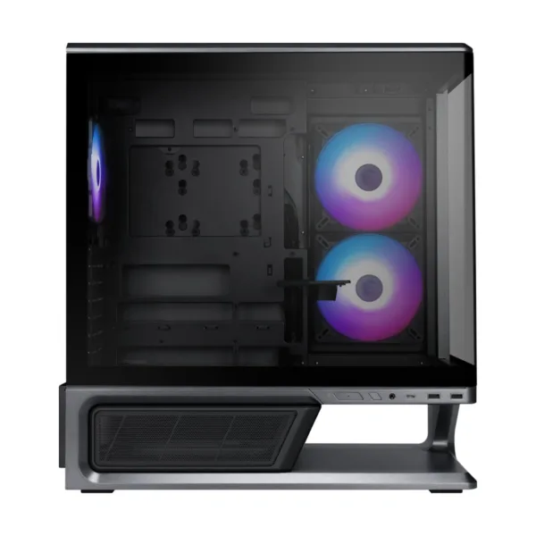 MSI MPG VIXTA 300R PZ Mid-Tower ATX Gaming Case, Curved Glass, 3 ARGB Fans, Black