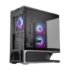 MSI MPG VIXTA 300R PZ Mid-Tower ATX Gaming Case, Curved Glass, 3 ARGB Fans, Black