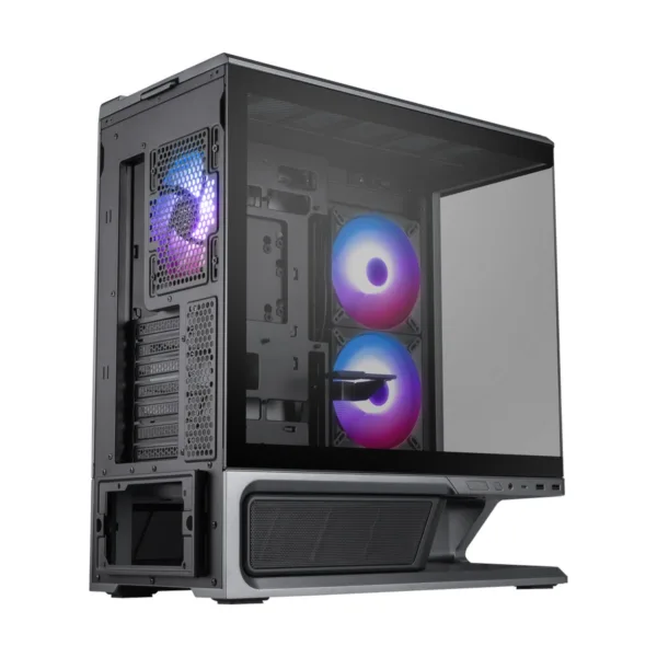 MSI MPG VIXTA 300R PZ Mid-Tower ATX Gaming Case, Curved Glass, 3 ARGB Fans, Black