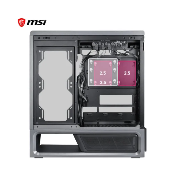 MSI MPG VIXTA 300R PZ Mid-Tower ATX Gaming Case, Curved Glass, 3 ARGB Fans, Black