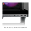 MSI MPG VIXTA 300R PZ Mid-Tower ATX Gaming Case, Curved Glass, 3 ARGB Fans, Black