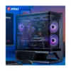 MSI MPG VIXTA 300R PZ Mid-Tower ATX Gaming Case, Curved Glass, 3 ARGB Fans, Black