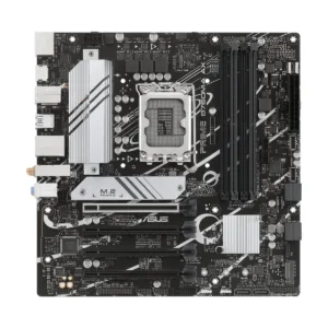 ASUS PRIME B760M-A AX LGA 1700 Micro-ATX Motherboard, DDR5, 2x M.2, PCIe 4.0, Wi-Fi 6, 2.5Gb LAN