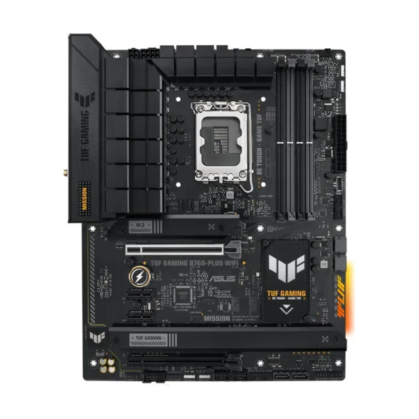 ASUS TUF GAMING B760-PLUS WIFI LGA 1700 ATX Motherboard, DDR5, 3x PCIe 4.0 M.2, 2.5Gb LAN