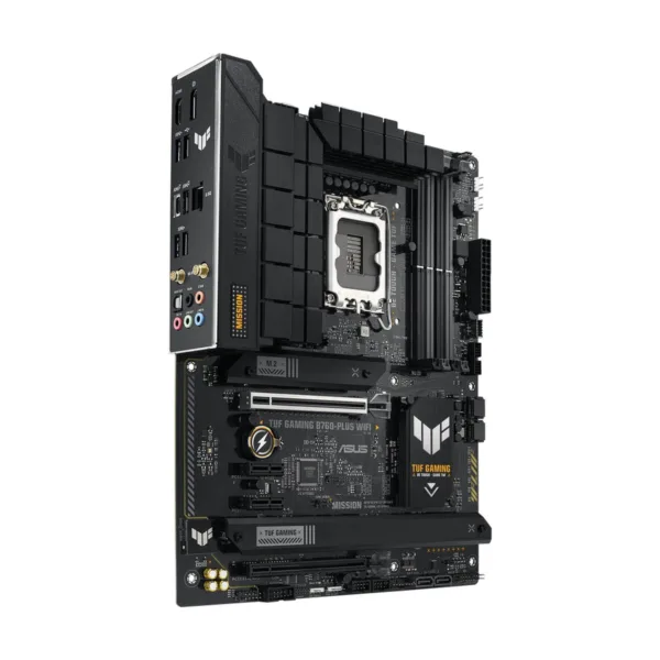 ASUS TUF GAMING B760-PLUS WIFI LGA 1700 ATX Motherboard, DDR5, 3x PCIe 4.0 M.2, 2.5Gb LAN