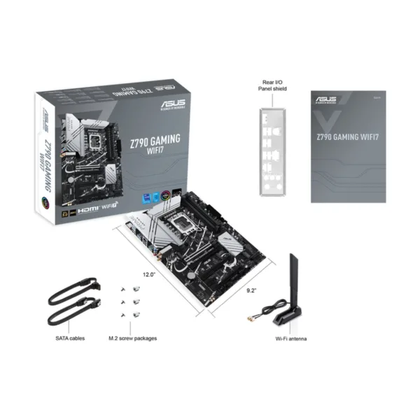 ASUS Z790 GAMING WIFI7 LGA 1700 ATX Motherboard, DDR5, 3x M.2, PCIe 5.0, Wi-Fi 7, USB4