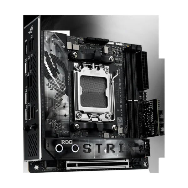 13-119-685-03.jpg ASUS ROG STRIX X870-I GAMING WIFI AM5 Mini-ITX Motherboard, DDR5, 2x M.2, PCIe 5.0, Wi-Fi 7, USB4
