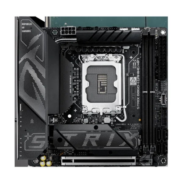13-119-710-02.jpg ASUS ROG STRIX B860-I GAMING WIFI LGA 1851 Mini-ITX Motherboard, DDR5, Thunderbolt 4, Wi-Fi 7