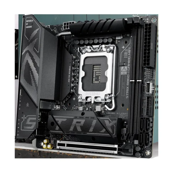 13-119-710-03.jpg ASUS ROG STRIX B860-I GAMING WIFI LGA 1851 Mini-ITX Motherboard, DDR5, Thunderbolt 4, Wi-Fi 7