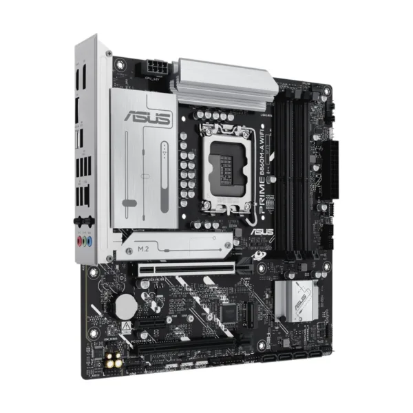 ASUS PRIME B860M-A WIFI-CSM LGA 1851 Micro-ATX Motherboard, DDR5, 2x M.2, Wi-Fi 6E, 2.5Gb LAN