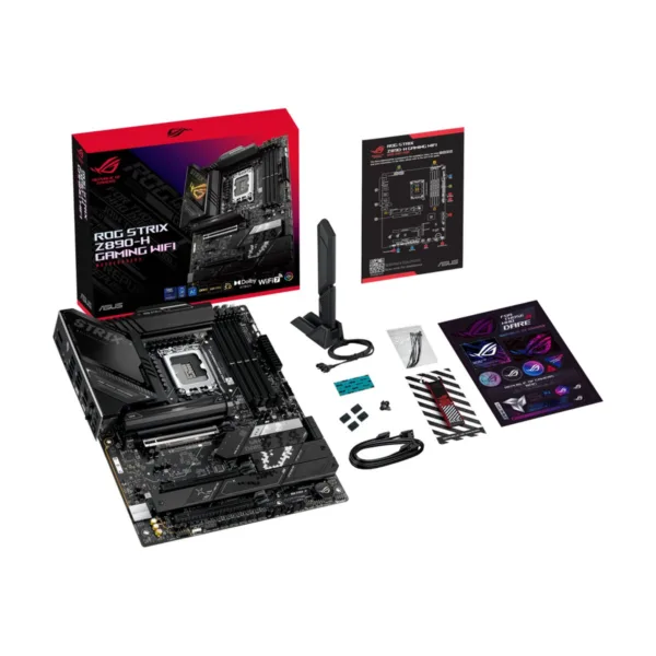 ASUS ROG STRIX Z890-H GAMING WIFI LGA 1851 ATX Motherboard, DDR5, 4x M.2, Wi-Fi 7, 5Gb LAN