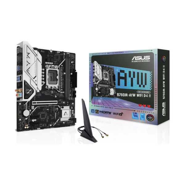 ASUS B760M-AYW WIFI D4 II Micro ATX Motherboard