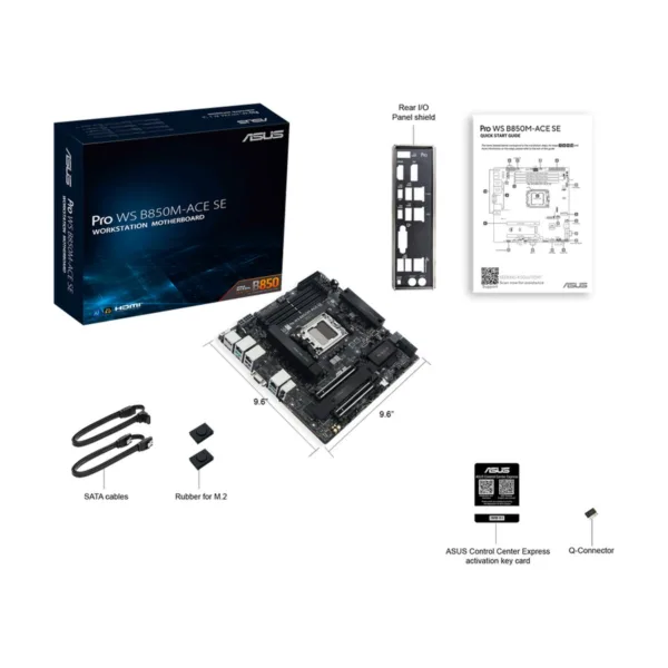 ASUS Pro WS B850M-ACE SE workstation motherboard