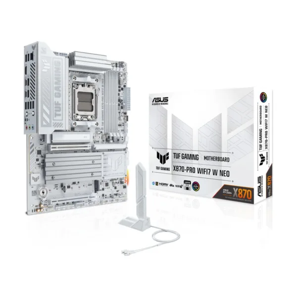 13-119-773-01.png ASUS TUF GAMING X870-PRO WIFI7 W NEO AM5 ATX Motherboard, DDR5, 4x M.2, PCIe 5.0, 5Gb LAN