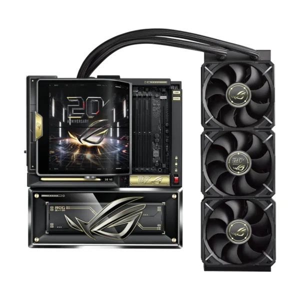 ASUS ROG CROSSHAIR X870E EDITION 20 AM5 E-ATX Motherboard, DDR5, 9x M.2, Includes ROG Ryujin 360 AIO
