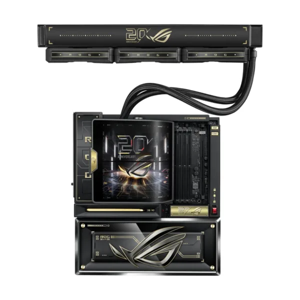ASUS ROG CROSSHAIR X870E EDITION 20 AM5 E-ATX Motherboard, DDR5, 9x M.2, Includes ROG Ryujin 360 AIO