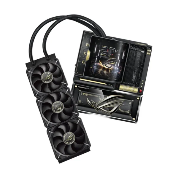 ASUS ROG CROSSHAIR X870E EDITION 20 AM5 E-ATX Motherboard, DDR5, 9x M.2, Includes ROG Ryujin 360 AIO