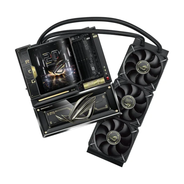 ASUS ROG CROSSHAIR X870E EDITION 20 AM5 E-ATX Motherboard, DDR5, 9x M.2, Includes ROG Ryujin 360 AIO