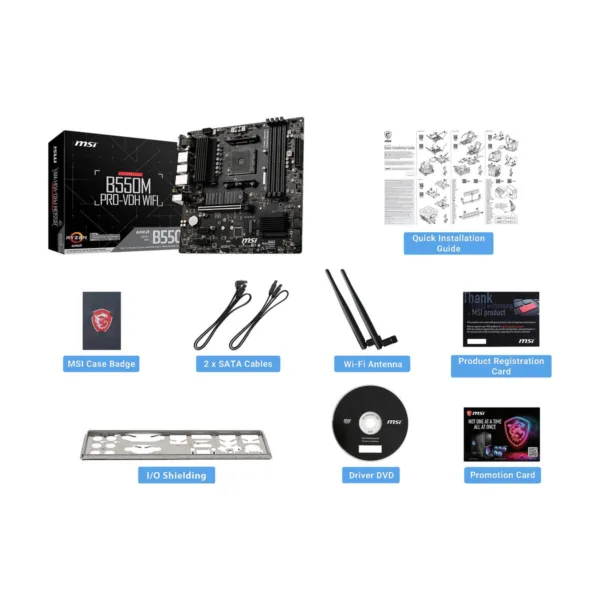 MSI PRO B550M PRO-VDH WIFI