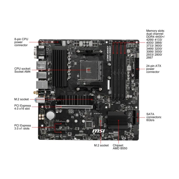 MSI PRO B550M PRO-VDH WIFI