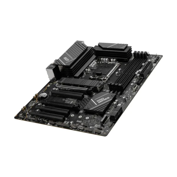 MSI PRO B760-P WIFI DDR4 LGA 1700 Motherboard, DDR4, 2x M.2, Wi-Fi 6, 2.5Gb LAN