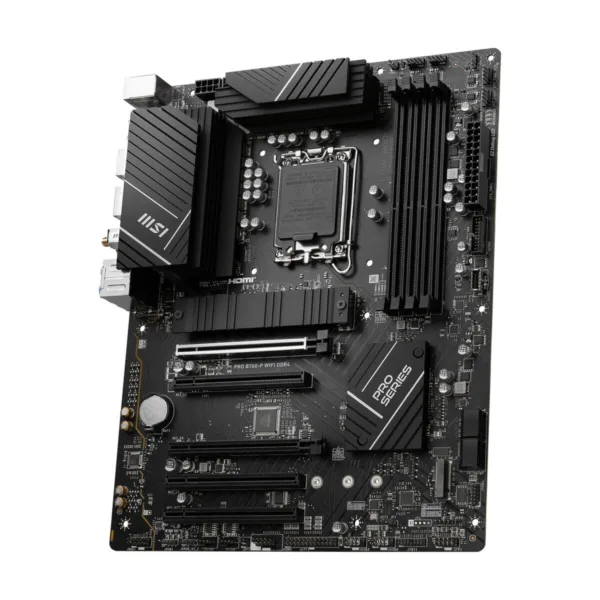 MSI PRO B760-P WIFI DDR4 LGA 1700 Motherboard, DDR4, 2x M.2, Wi-Fi 6, 2.5Gb LAN