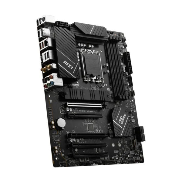 MSI PRO B760-P WIFI DDR4 LGA 1700 Motherboard, DDR4, 2x M.2, Wi-Fi 6, 2.5Gb LAN