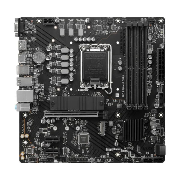 MSI PRO B760M-P DDR4 LGA 1700 Intel B760 SATA 6Gb/s Micro ATX Motherboard