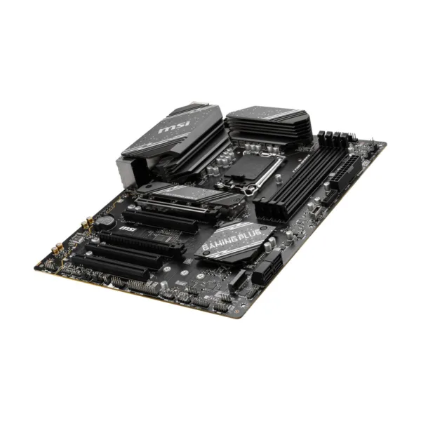 MSI B760 GAMING PLUS WIFI LGA 1700 ATX Motherboard, DDR5, PCIe 4.0, Wi-Fi 6E, 2.5G LAN