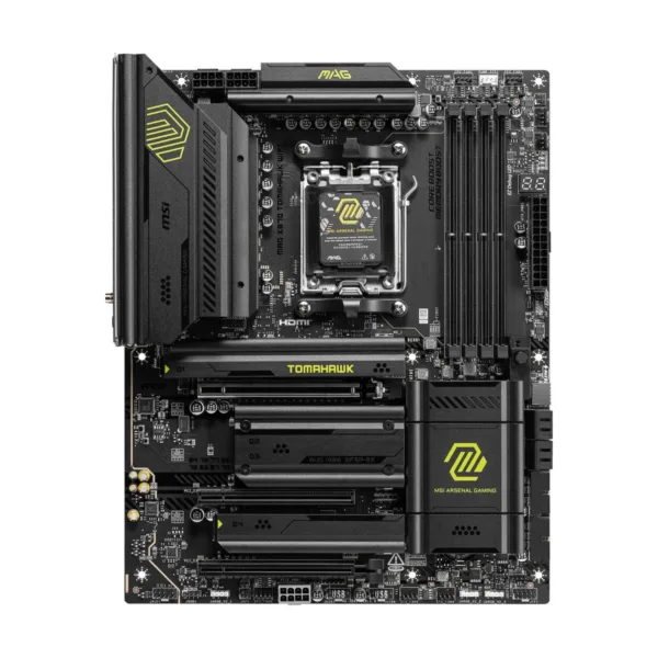 MSI MAG X870 TOMAHAWK WIFI AM5 ATX Motherboard, DDR5, PCIe 5.0, M.2 Gen5, Wi-Fi 7, 5G LAN