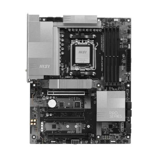 MSI PRO X870-P WIFI AM5 ATX Motherboard, DDR5, PCIe 5.0, M.2 Gen5, Wi-Fi 7, 5G LAN