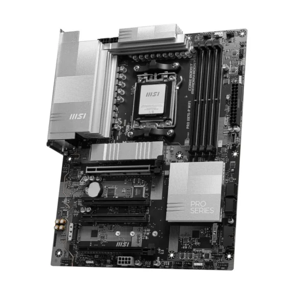MSI PRO X870-P WIFI AM5 ATX Motherboard, DDR5, PCIe 5.0, M.2 Gen5, Wi-Fi 7, 5G LAN